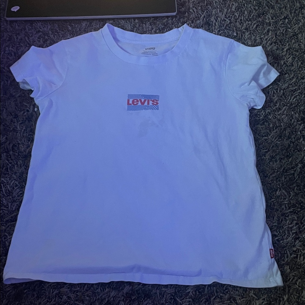 Levi's Kids White Tee with Logo
